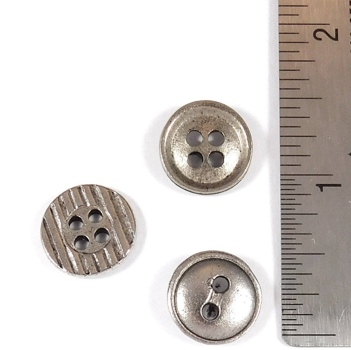 Button Push Pins, Decorative Push Pins, Unique Gold Push Pins, 15 Piece Metal Push Pin Set