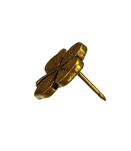 Shamrock Push Pins, Decorative Push Pins, Unique Silver or Gold Push Pins, 15 Piece Metal Push Pin Set