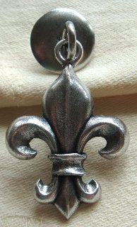 Fleur De Lis Roller Shade Pull, Window Shade Pull, Decorative Shade Pull