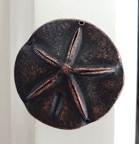 Sand Dollar Drawer Pull, Sand Dollar Knob, Unique Bronze Knob, 1 Piece