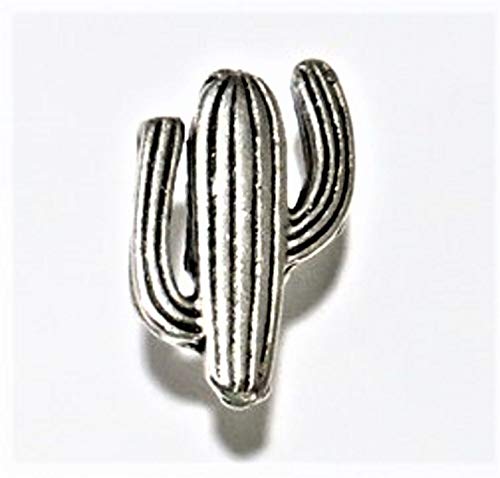 Cactus Push Pins, Decorative Push Pins, Unique Silver Push Pins, 15 Piece Metal Push Pin Set