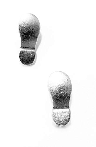 Shoe Sole Push Pins, Decorative Push Pins, Unique Silver Push Pins, 15 Piece Metal Push Pin Set