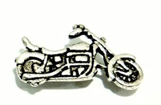 Motorcycle Push Pins, Decorative Push Pins, Unique Gold and Silver Push Pins, 15 Piece Metal Push Pin Set