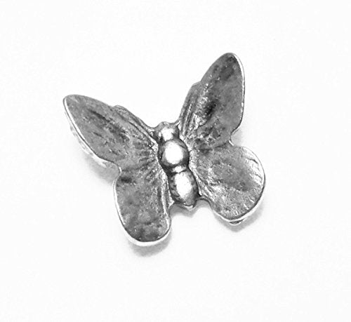 Butterfly Push Pins, Decorative Push Pins, Unique Silver Push Pins, 15 Piece Metal Push Pin Set