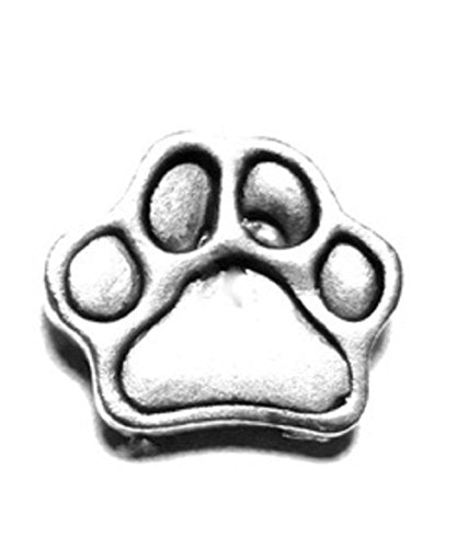 Paw Print Push Pins, Decorative Push Pins, Unique Silver Push Pins, 15 Piece Metal Push Pin Set