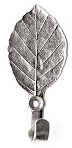 Oak Leaf Hook, Medium Wall Hook, Picture Hook, Jewelry Hook, Decorative Wall Hook, 1 Piece