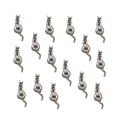 Kitty Cat Push Pins, Decorative Push Pins, Unique Silver Push Pins, 15 Piece Metal Push Pin Set