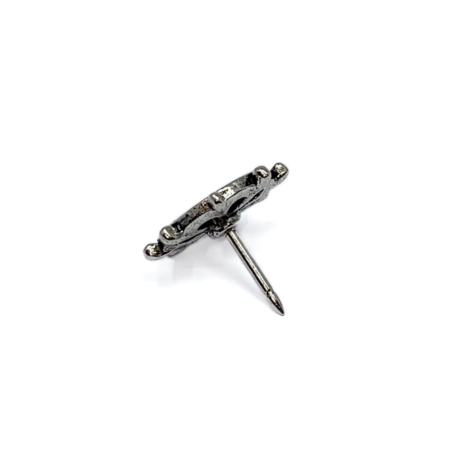 Ships Wheel Push Pins, Decorative Push Pins, Unique Silver Push Pins, 15 Piece Metal Push Pin Set
