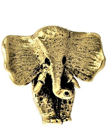 NORMA JEAN DESIGNS,LLC Decorative Elephant Magnets Set of 3PC Antique Gold