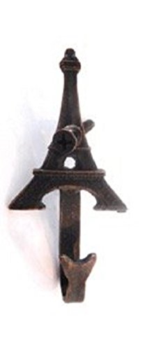 Eiffel Tower Hook, Medium Wall Hook, Picture Hook, Jewelry Hook, Decorative Wall Hook, 1 Piece, Bronze Finish