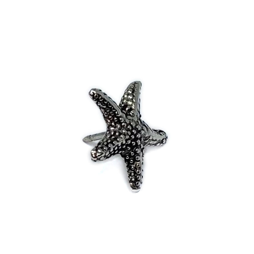 Starfish Push Pins, Decorative Push Pins, Unique Silver Push Pins, 15 Piece Metal Push Pin Set