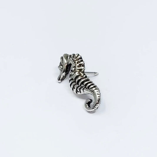 Seahorse Push Pins, Decorative Push Pins, Unique Silver Push Pins, 15 Piece Metal Push Pin Set