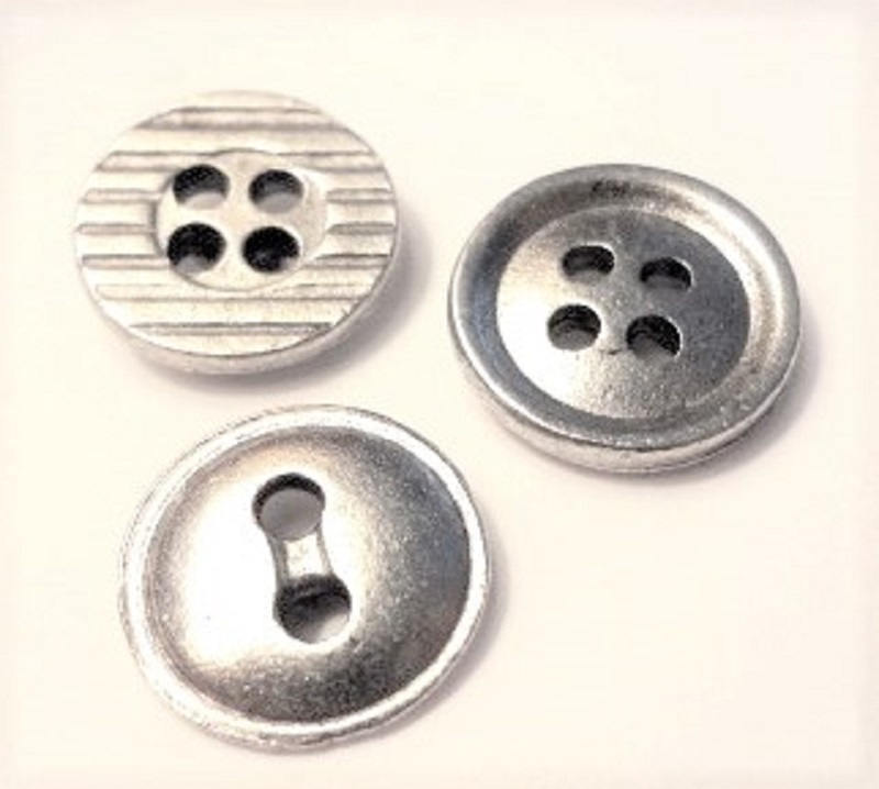 Button Push Pins, Decorative Push Pins, Unique Gold Push Pins, 15 Piece Metal Push Pin Set