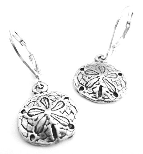 MINI SAND DOLLAR DANGLE EARRING