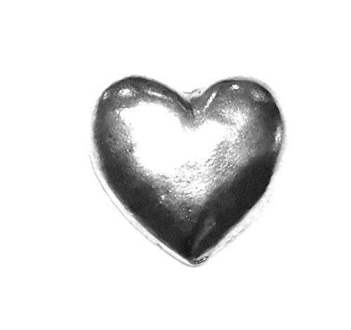 Heart Push Pins, Decorative Push Pins, Unique Silver Push Pins, 15 Piece Metal Push Pin Set