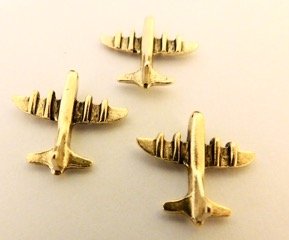 SET OF 3 AIRPLANE LAPEL PINS CL-104 AG