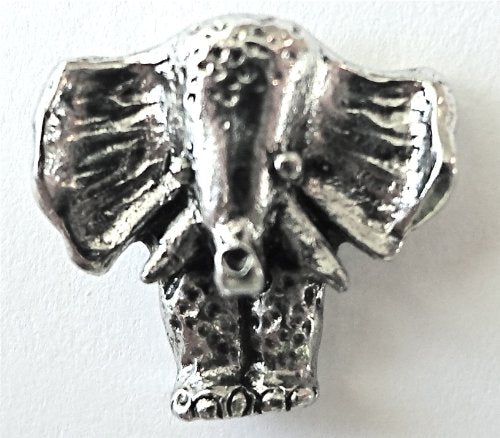 Elephant Push Pins, Decorative Push Pins, Unique Silver Push Pins, 15 Piece Metal Push Pin Set