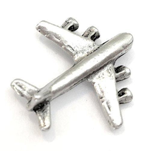Jet Plane Push Pins, Decorative Push Pins, Unique Silver Push Pins, 15 Piece Metal Push Pin Set