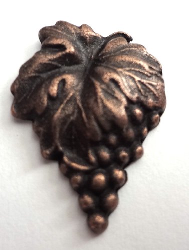 Grape Push Pins, Decorative Push Pins, Unique Bronze Push Pins, 15 Piece Metal Push Pin Set