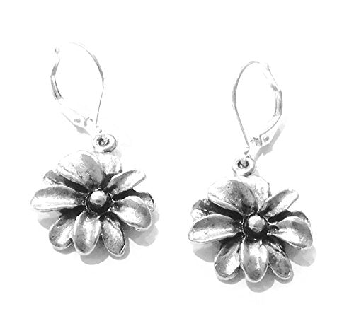 Mini Flower Earring Antique Silver plated