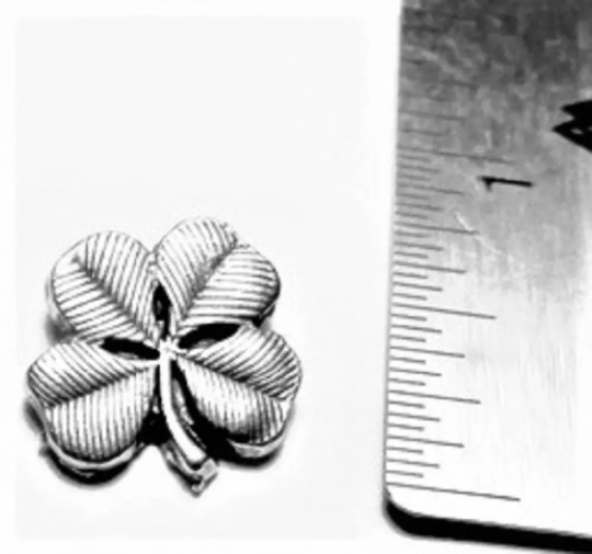 Shamrock Push Pins, Decorative Push Pins, Unique Silver or Gold Push Pins, 15 Piece Metal Push Pin Set